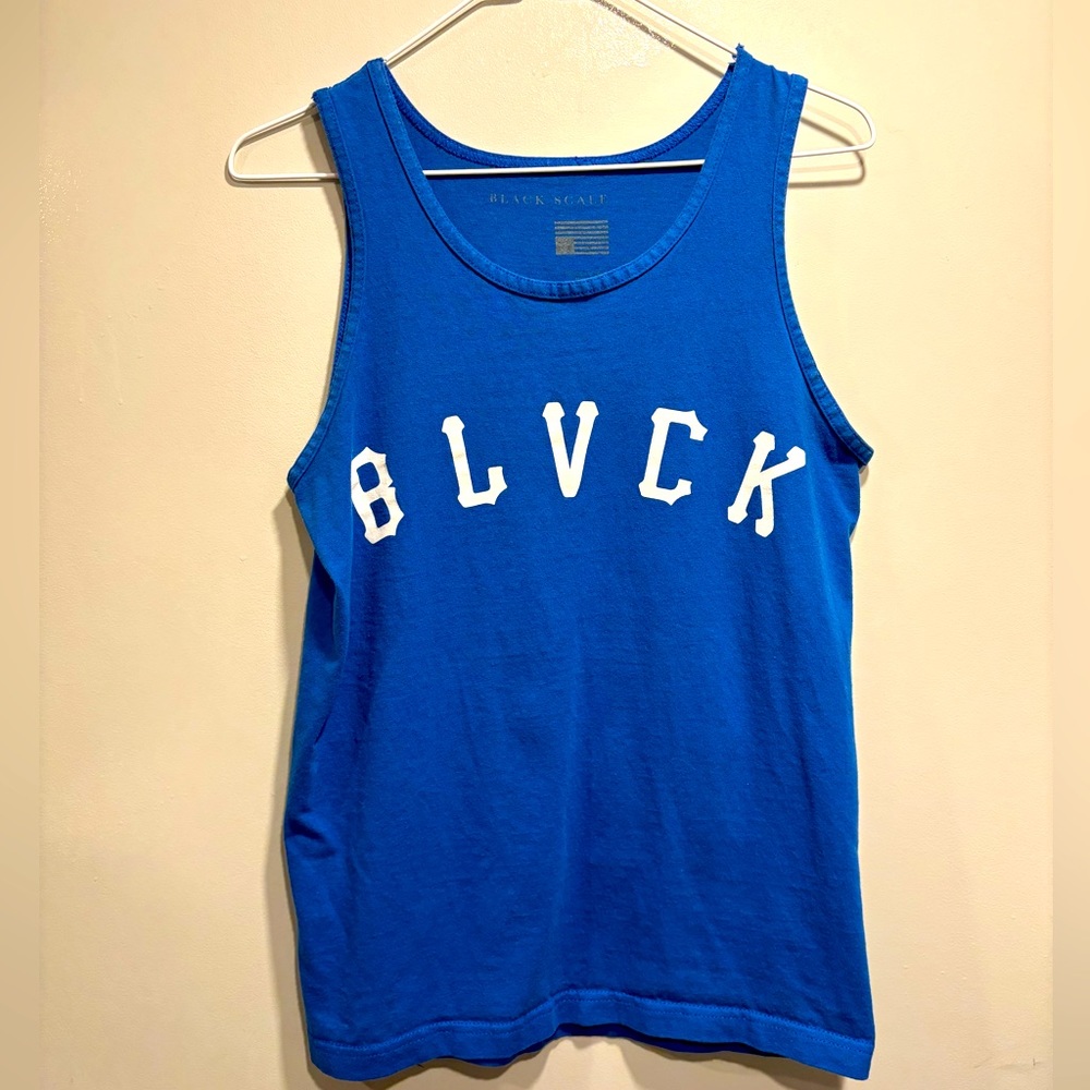 Blue Black Scale Rare Tank Top